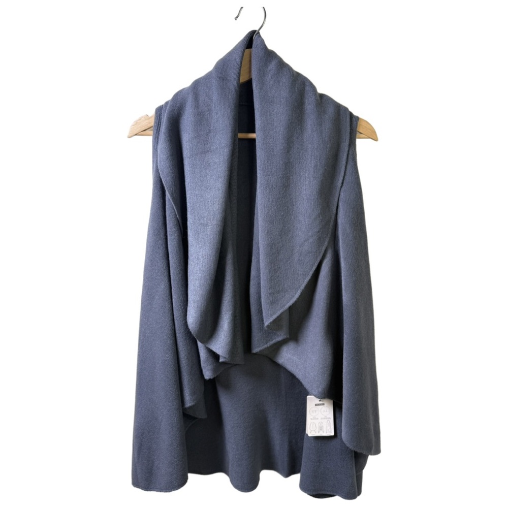 LOOK by M basic shawl vest